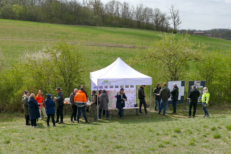 Treffen mit 50Hertz  in den Sohlener Bergen, 10.4.2025, Foto: Katrin Schneider