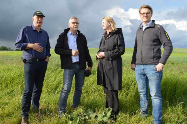 Alexandra Mehnert Besuch bei Bördegrün 28.5.2025, Foto: Barbara Ilse